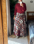Wrapping skirt