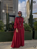 Burgundy set