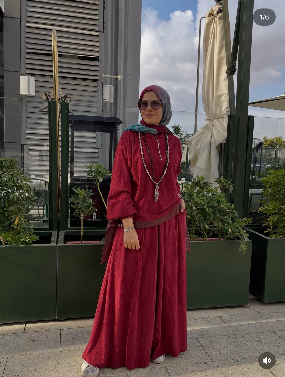 Burgundy set